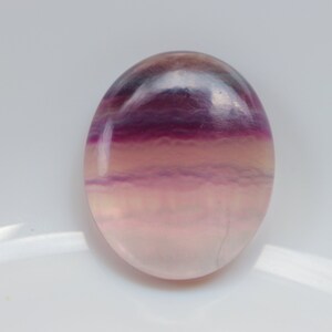 Purple Fluorite  Cabochon, Natural Purple Fluorite Gemstone, Polished Gem, Loose Stone for Jewelry, Pendant Stone, Healing Crystal #361