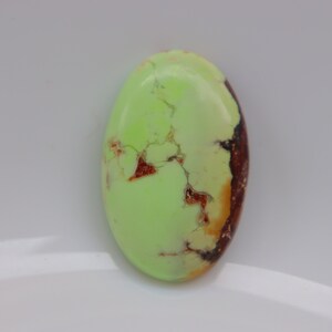 Lemon Chrysoprase Cabochon, Natural Lemon Chrysoprase gemstone, flat back gemstone, Loose Stone For Jewelry, Pendant Stone, Cabochon #780