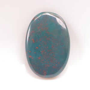 Bloodstone Agate Cabochon, Natural Bloodstone Agate Gemstone For Making Jewelry, Loose Stone, Pendant Stone, Bloodstone Agate Crystal  #2032