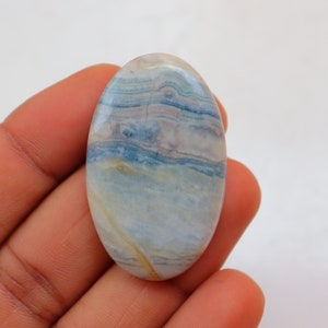 Scheelite Cabochon, Natural Scheelite Cabochon, Turkish Blue Scheelite Cabochon, Semi Precious Scheelite, Top Quality Scheelite, Stone #7549