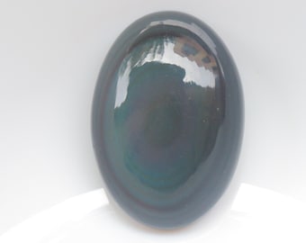Cabujón de obsidiana arcoíris, piedra preciosa natural de obsidiana arcoíris para joyería, piedra suelta, cristal curativo, cabujón n.° 1616