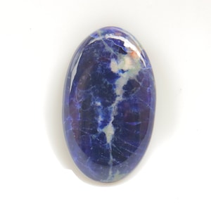 Sodalite Cabochon, Natural Sodalite Gemstone For Making Jewelry, Pendant Stone, Loose Stone, Sodalite Crystal, Healing Stone, Cabochon #2258