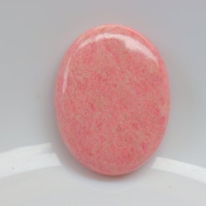 Thulite Cabochon, Natural Thulite Gemstone, loose Stone For Jewelry Making, Pendant Stone, Thulite Cabochon, Healing Stone, Crystal #1218