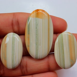 1 Pendant & 1 Earring, Saturn Chalcedony Cabochon, Natural Saturn Chalcedony Gemstone For Making Jewelry, Loose Stone, Pendant Stone #6635