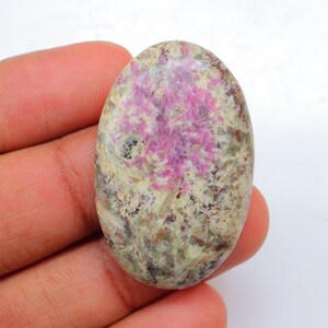 Ruby In Matrix Cabochon, Natural Ruby In Matrix Gemstone For Making Jewelry, Pendant Stone, Loose Stone, Ruby In Matrix Crystal #3017