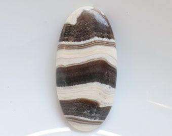 Zebra Calcite Cabochon, Natural Zebra Calcite Gemstone for jewelry making, Zebra calcite loose gemstone, Calcite Cabochon for Healing #8003