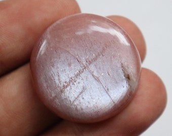 Top Quality Peach Moonstone Cabochon, Natural Shiny Peach Moonstone Gemstone, Loose Stone For Jewelry Making, Gemstone Cabochon #10206