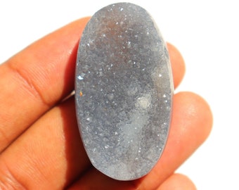 Superb Quality Grey Chalcedony Druzy, Natural Grey Chalcedony Druzy Gemstone For Making Jewelry, Healing Stone, Chalcedony Druzy Stone #8074