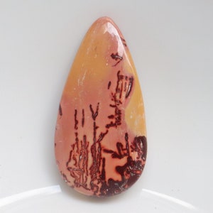 Nieuwe vondst! Atlasbergjaspis cabochon, natuurlijke atlasjaspis edelsteen, atlasjaspis uit Marokko, losse steen voor het maken van sieraden #10348
