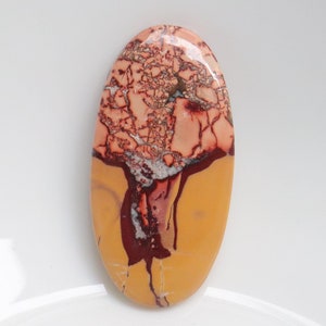 Nieuwe vondst! Atlasbergjaspis cabochon, natuurlijke atlasjaspis edelsteen, atlasjaspis uit Marokko, losse steen voor het maken van sieraden #10352