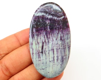 Kammererite Cabochon, Natural Kammererite Gemstone For Making Jewelry, Pendant Stone, Loose Stone, Kammererite Crystal, Cabochon #5151