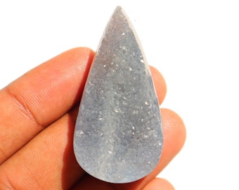 Superb Quality Grey Chalcedony Druzy, Natural Grey Chalcedony Druzy Gemstone For Making Jewelry, Healing Stone, Chalcedony Druzy Stone #8085