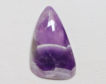 Cabujón de amatista con diseño de chevrón, gema de amatista natural con diseño de chevrón, gema suelta para la fabricación de joyas, cristal de chakra, cristal curativo #9421