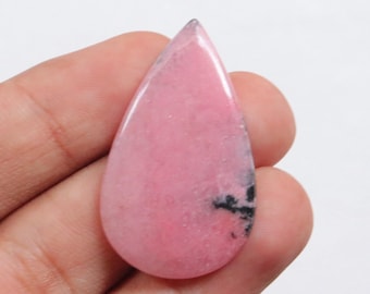 Superb Pink Rhodonite Cabochon, Natural Rhodonite Gemstone, Loose Stone For Jewelry Making, Rhodonite Crystal Stone, Gift for her #9807