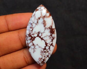 Vildhästjaspis cabochon, naturlig vildhästjaspis, vildhästjaspis ädelsten, ädelsten för smyckestillverkning, grossist tillgänglig #5178