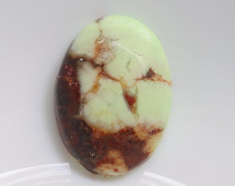 Beautiful Lemon Chrysoprase Cabochon, Lemon Chrysoprase Gemstone, loose stone for jewelry making, Handmade Lemon Chrysoprase Stone #9436
