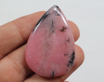 Superb Pink Rhodonite Cabochon, Natural Rhodonite Gemstone, Loose Stone For Jewelry Making, Rhodonite Crystal Stone, Gift for her #9796