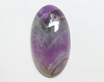 Cabujón de amatista con diseño de chevrón, gema de amatista natural con diseño de chevrón, gema suelta para la fabricación de joyas, cristal de chakra, cristal curativo #9417