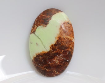 Beautiful Lemon Chrysoprase Cabochon, Lemon Chrysoprase Gemstone, loose stone for jewelry making, Handmade Lemon Chrysoprase Stone #9430