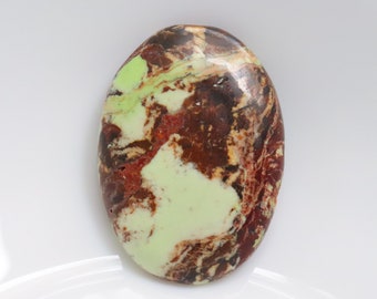 Beautiful Lemon Chrysoprase Cabochon, Lemon Chrysoprase Gemstone, loose stone for jewelry making, Handmade Lemon Chrysoprase Stone #9435
