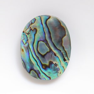 Cabochon di conchiglia di abalone di design, pietra naturale di conchiglia di abalone bellissima, pietra preziosa per la creazione di gioielli, pietra sciolta, pietra preziosa fatta a mano #9476