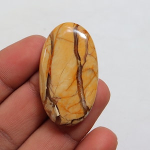 Brecciated Mookaite Jasper Cabochon, Natural Australian Brecciated Mookaite, Loose Pendant Stone ForJewelry Making Supply, Gift For Her#8856