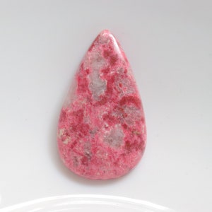 High Quality Pink Thulite Cabochon, Natural Thulite Gemstone, loose Stone For Jewelry Making, Thulite from Norway, Christmas Gift #9559