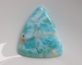 High Quality Larimar Cabochon, Natural Larimar Stone, Dominican Republic Larimar Gemstone, Gemstone For Jewelry Making, Gift for her #9252