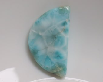 High Quality Larimar Cabochon, Natural Larimar Stone, Dominican Republic Larimar Gemstone, Gemstone For Jewelry Making, Gift for her #9255