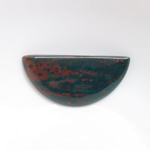 Schitterende bloedsteen agaat cabochon, natuurlijke bloedsteen agaat edelsteen voor het maken van sieraden, losse steen, gladde Poolse bloedsteen cabochon #9239