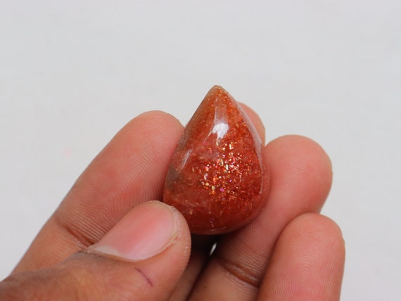 Sparkle Sunstone Cabochon, Natural Sunstone Gemstone for making Jewelry, hand polish ethically manufactured stone, Cabs for Jewelry #7738