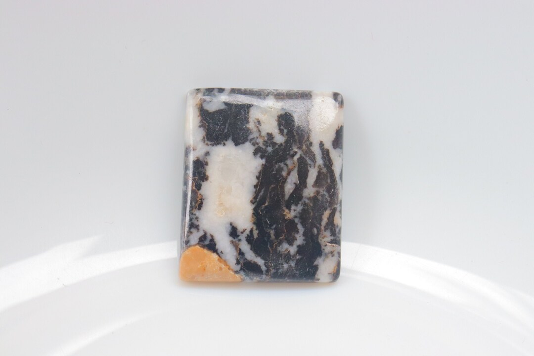 Black Zebra Jasper Cabochon Natural Black Zebra Jasper Etsy UK