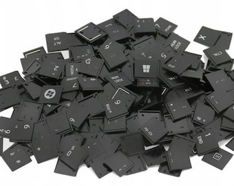 Laptop, Keyboard Keys, Technical Supply, Jewelry Supply, Key for keyboard, Geek Stuff, Computer Art Supply, Keyboard Parts set / 2000 pcs