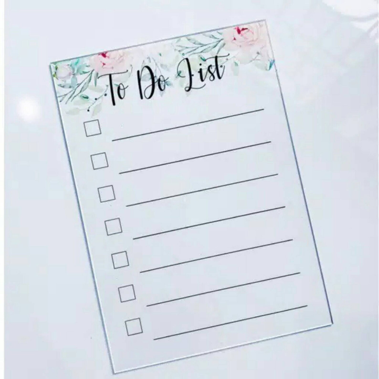 Acrylic Wall Planner to Do List Planner Acrylic Board Etsy