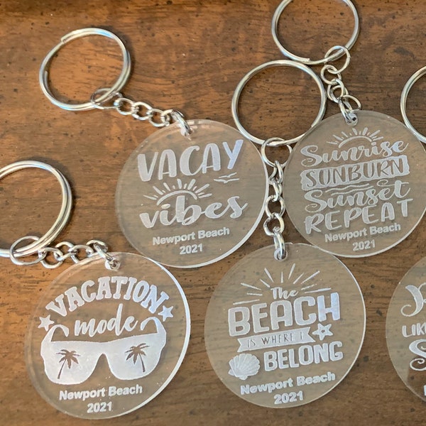 Custom Vacation Keychains