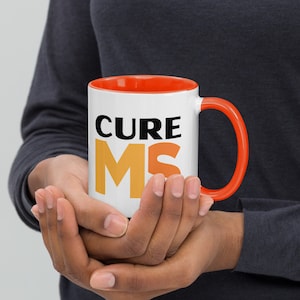 Cure MS Mug - Support the fight against Multiple Sclerosis, ms gift, ms supporter, ms aware