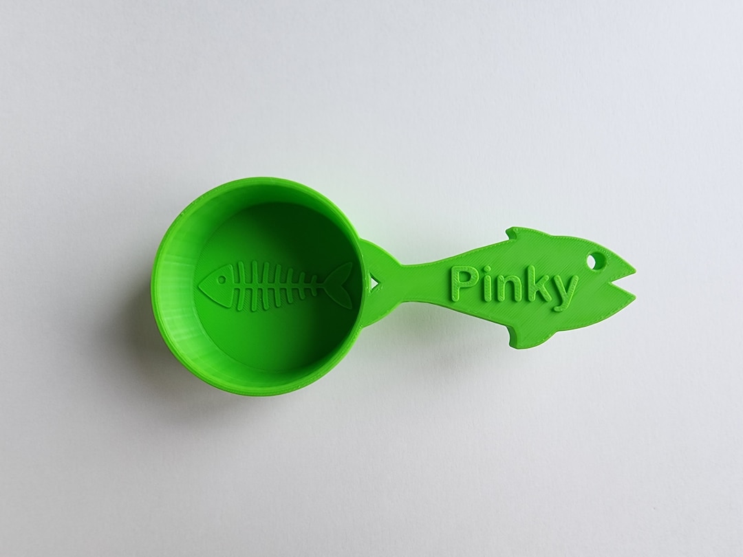 Personalized Cat Food Scoop, Pet Food Measuring Cup, Kibble Scoop