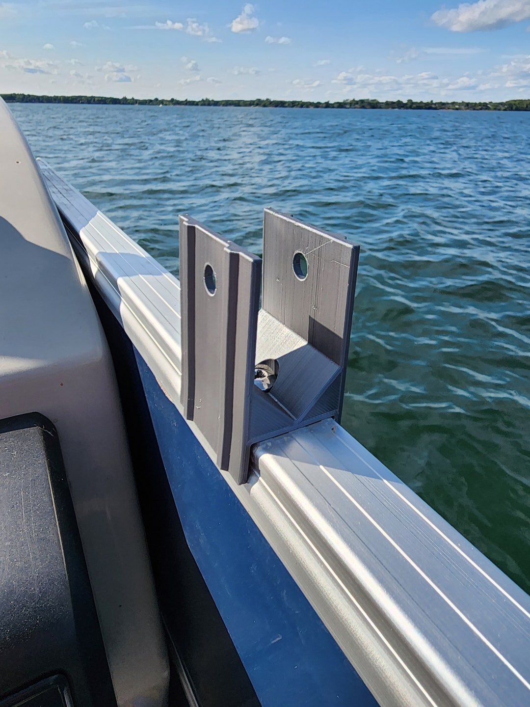 Pontoon Bimini Top Bracket Fitting, Replacement H Bracket for Pontoon