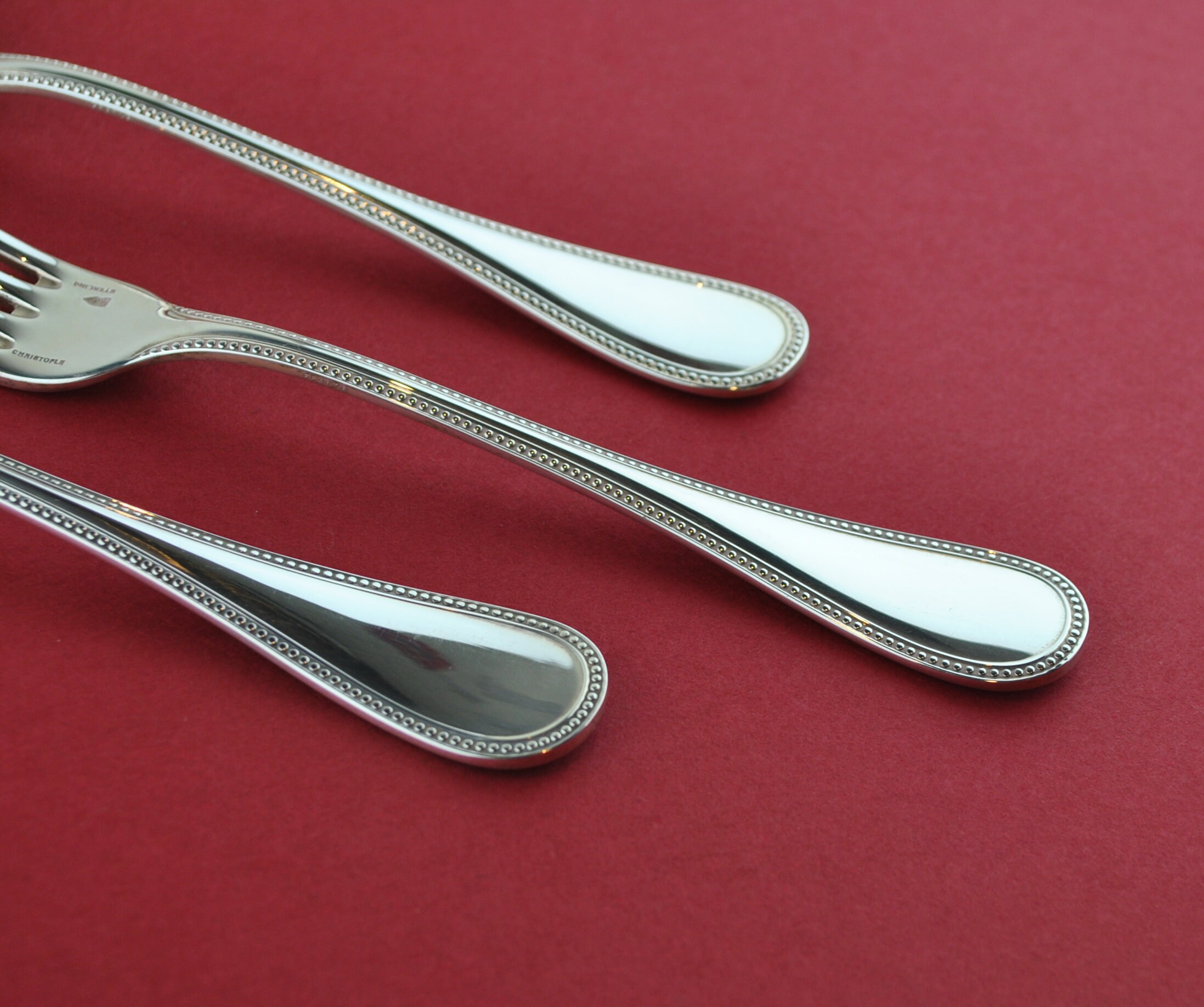 3pcs Christofle perles Pattern Sterling Silver 925 Etsy UK