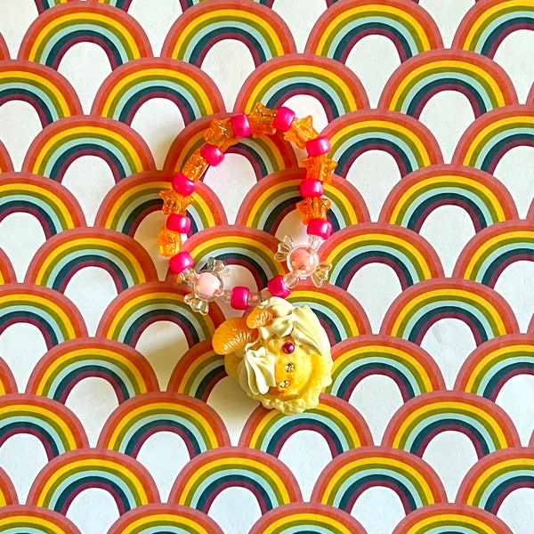 Sweet sundae kandi single | decora kei | fairy kei | kawaii