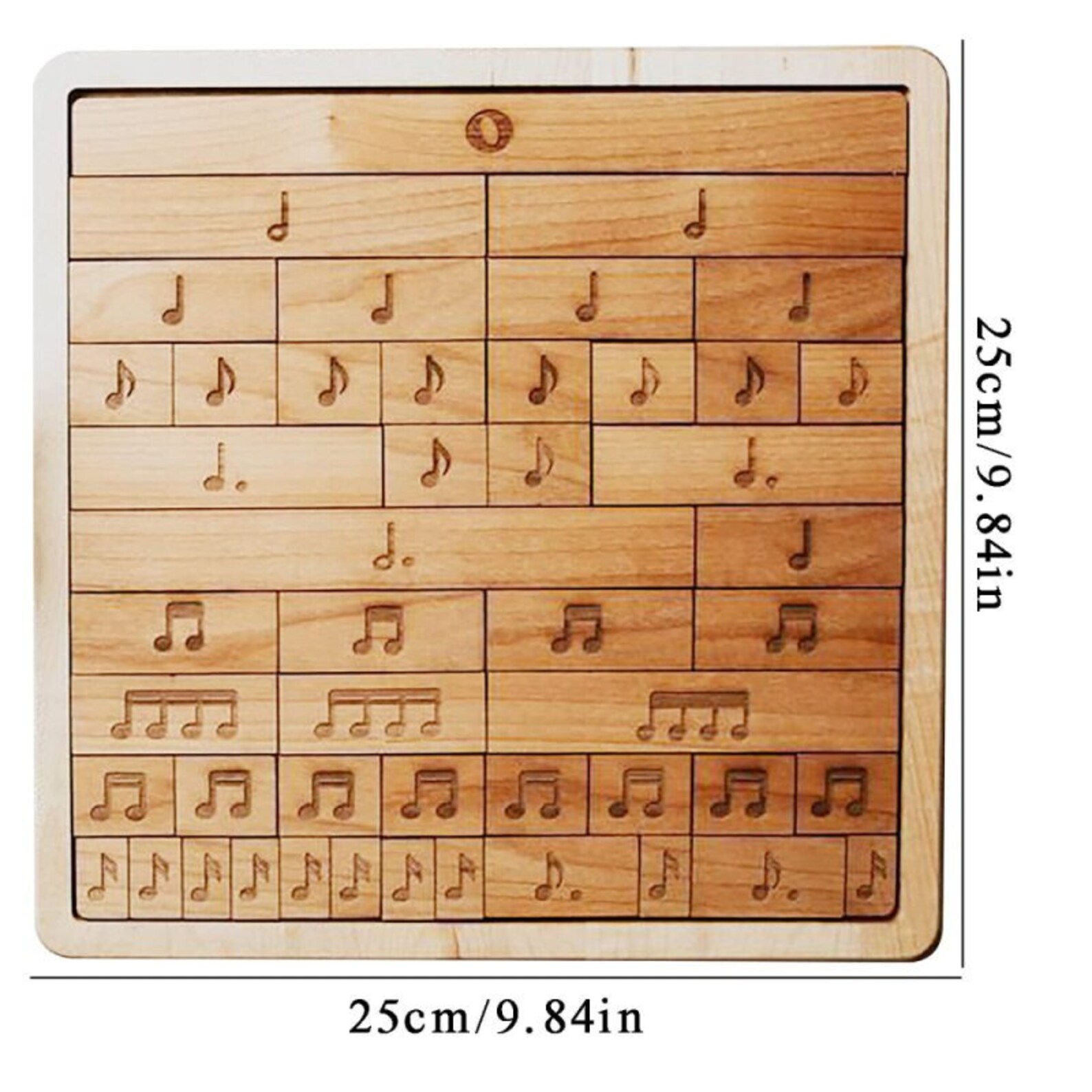 Wooden Music Notes Musical notes and rests bars 2 sided Etsy