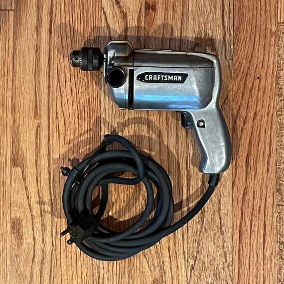Vintage craftsman 1/4 electric drill model 315.7980 Etsy