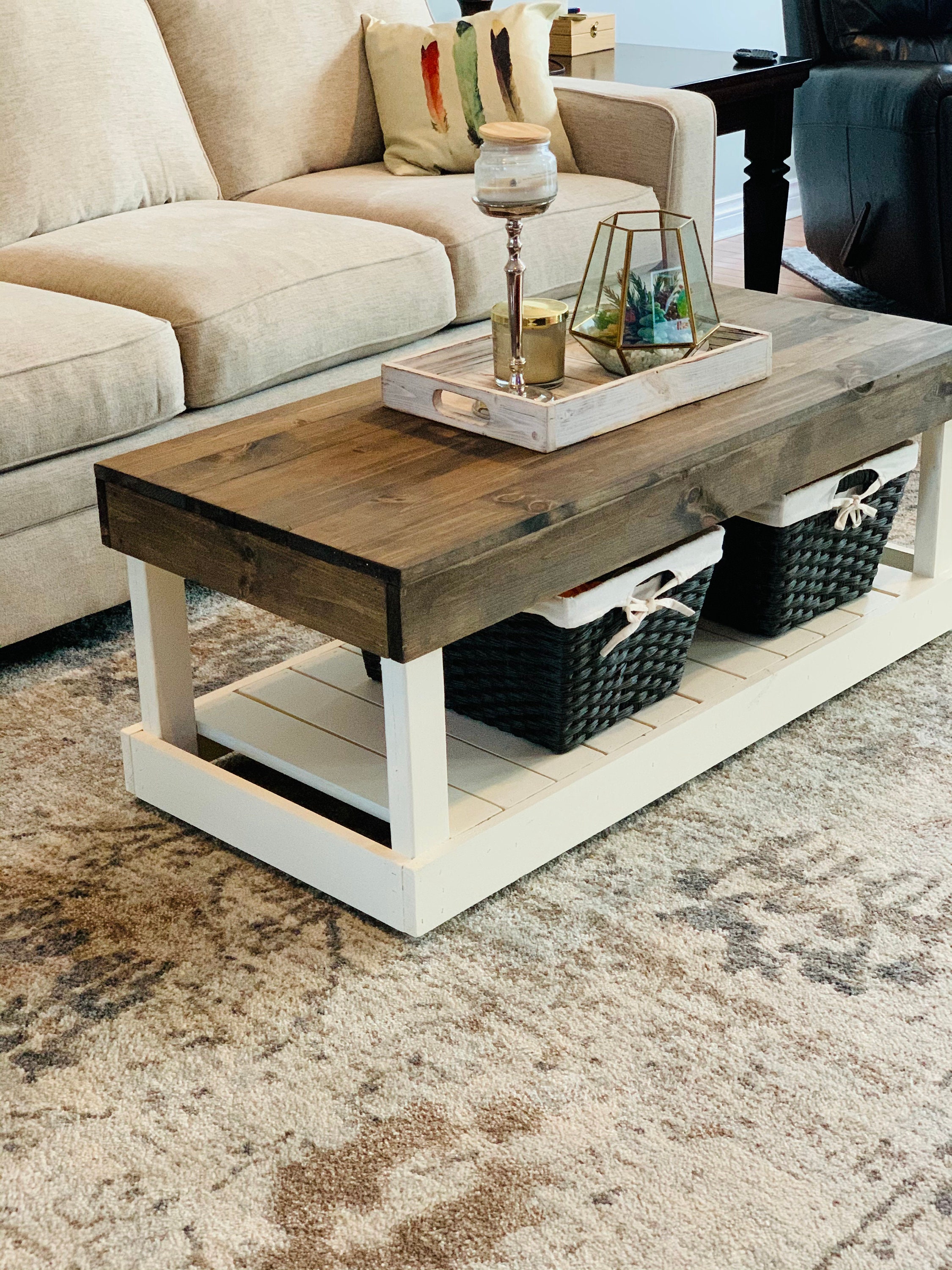 Rustic Farmhouse Coffee Table Etsy