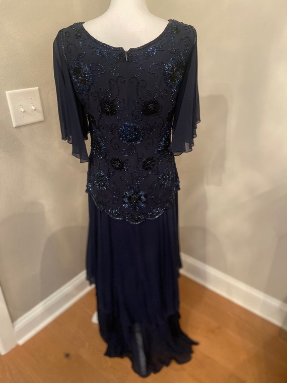 Beautiful Vintage Oleg Cassini Evening Gown - Siz… - image 3