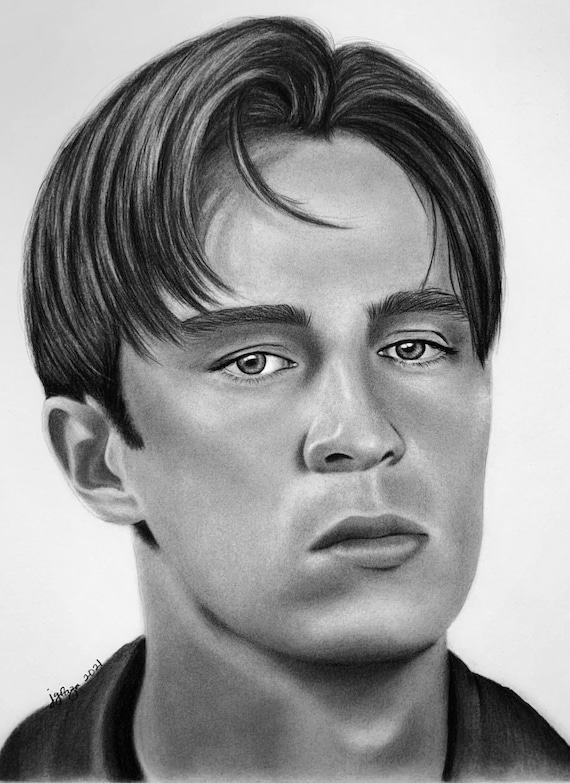 Rafe Cameron From Outer Banks Charcoal Drawing 8.5 X 11 Etsy