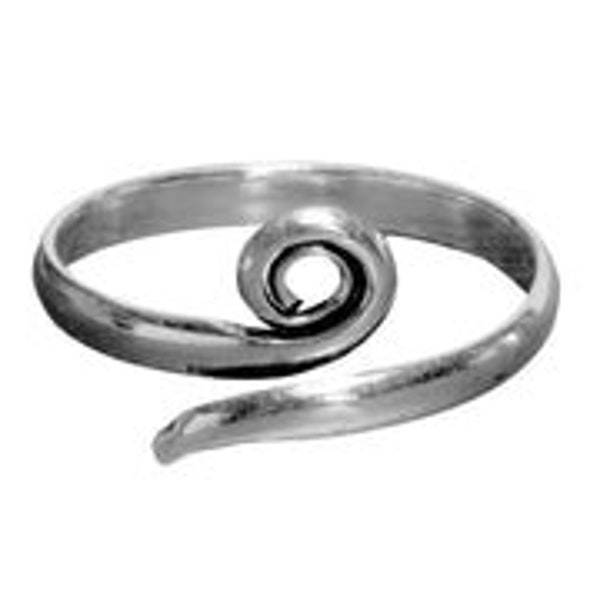 Elegant 925 Sterling Silver Spiral Ring - Simple Wrap Design - Perfect Unisex Gift,Minimalist 925 Silver Spiral Ring - Sleek Sterling Band