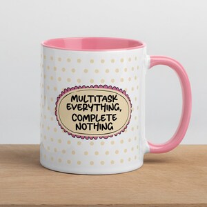 Multitask Everything Complete Nothing ADHD Mug | Funny Coffee Mug | Adult AHDH | Relatable adhd struggles / adhd gift