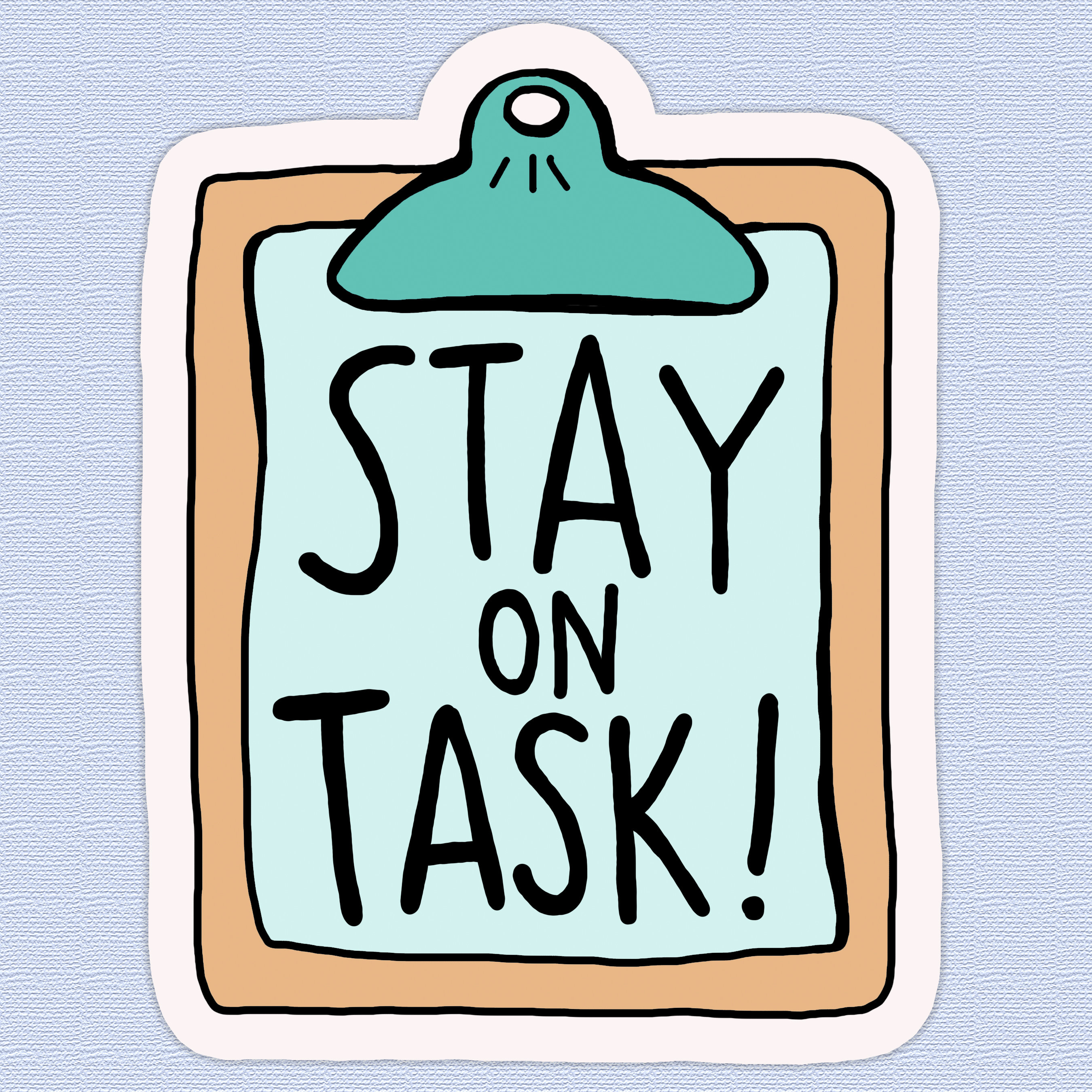 Stay on Task Vinyl Sticker ADHD Autism Neurodivergency Etsy