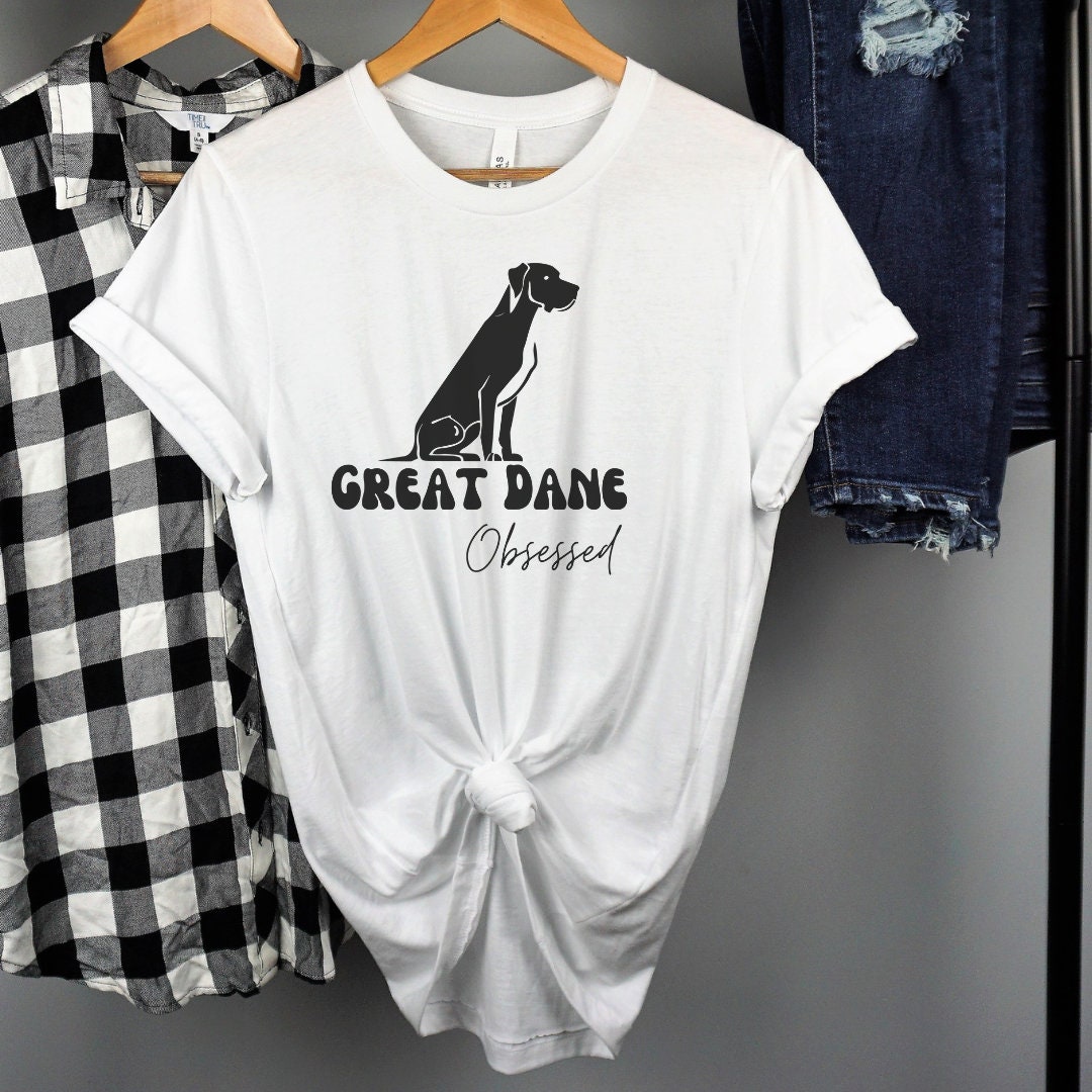 Great Dane Floppy Ears Shirt Great Dane Obsessed Tshirt - Etsy