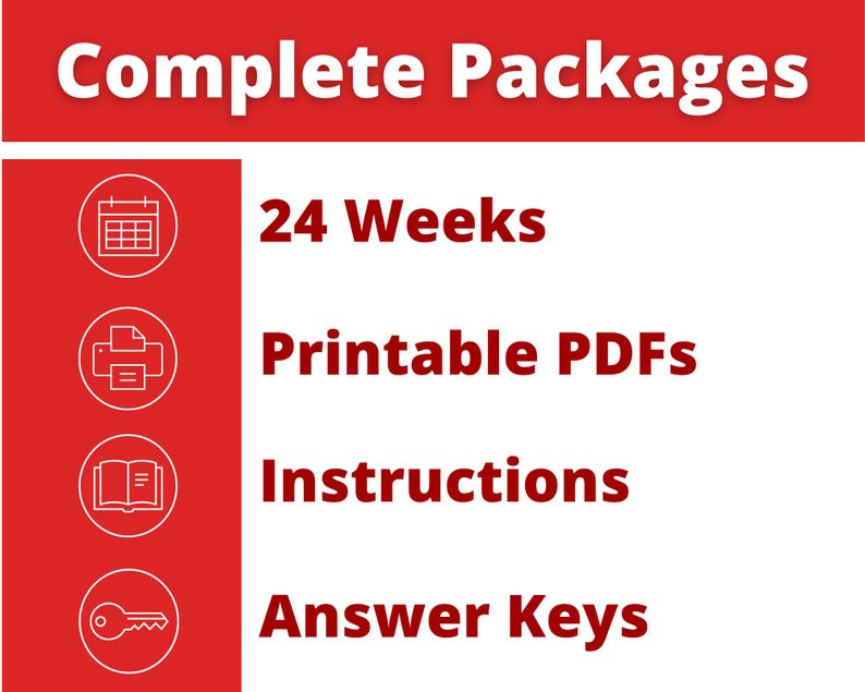 Cycle 2 - Math - Classical Weekly Worksheets - 24 Weeks - Etsy